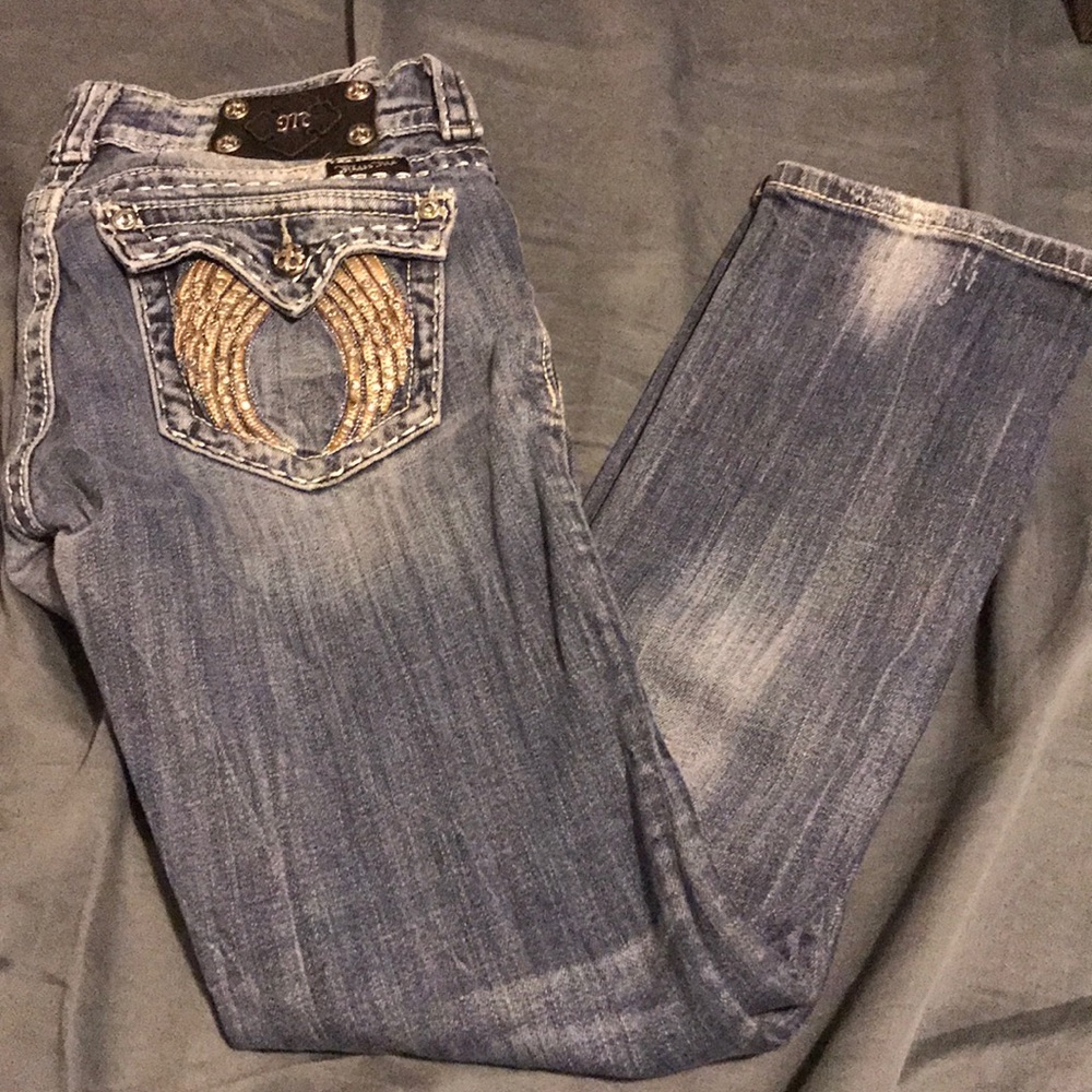 Miss me size 28 straight leg jeans